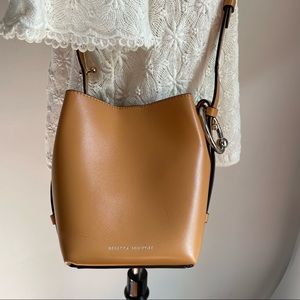Rebecca Minkoff camel mini bucket bag